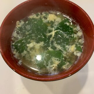 簡単　小松菜スープ